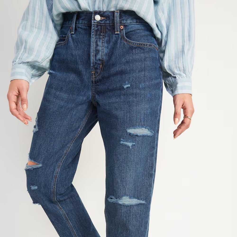 NWT Old NavySlouchy high rise cropped